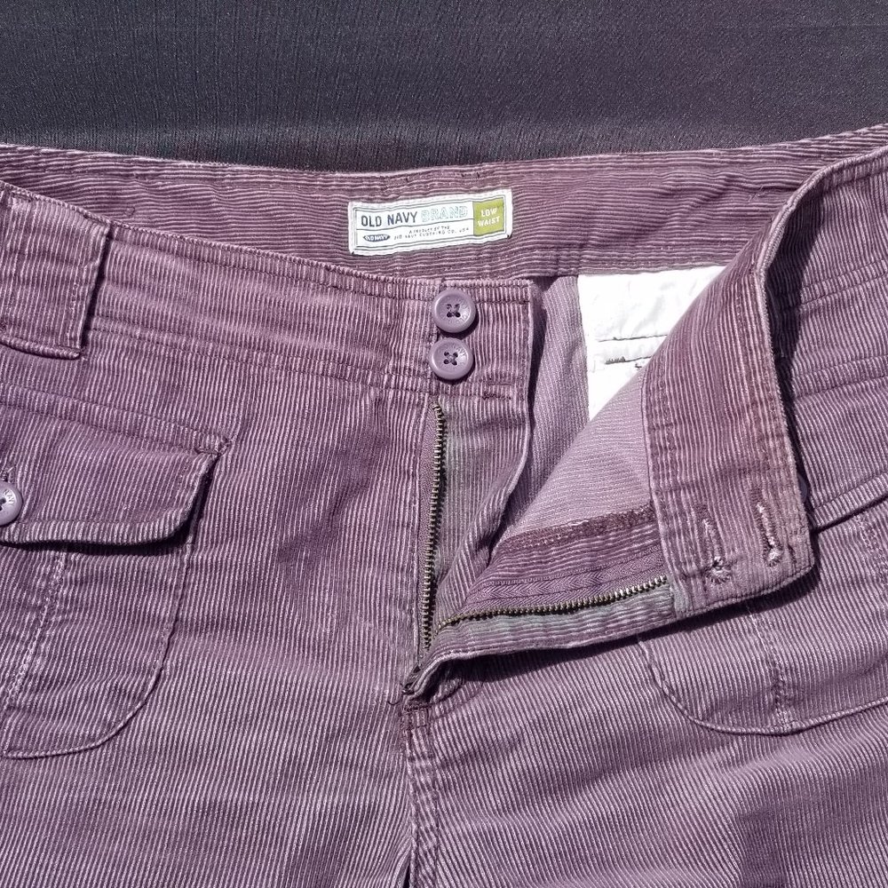 Old Navy Low Waist Corduroy Cargo Capri